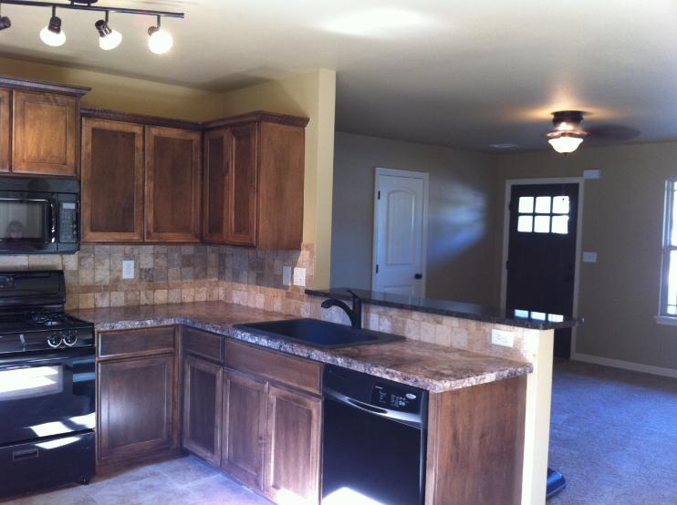 Kitchen with View of Open Floor Plan