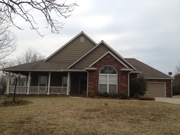 Front View of Wrap Around Porch