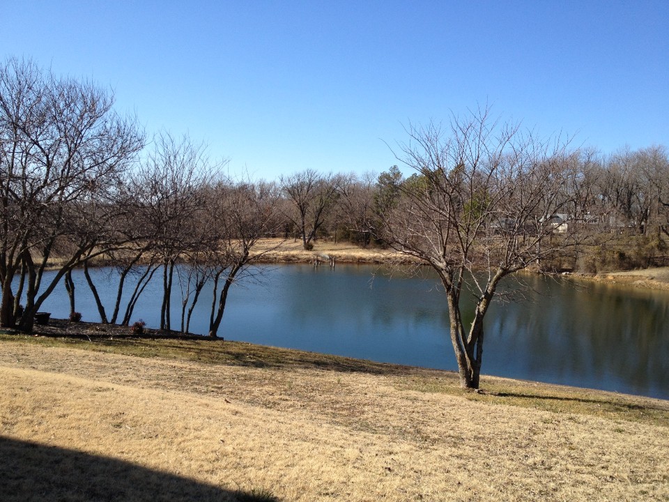 Pond  View of Draper Residence