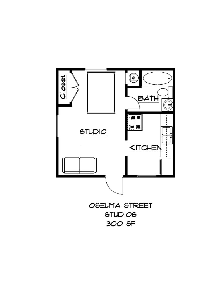 Floor Plan - Efficiency